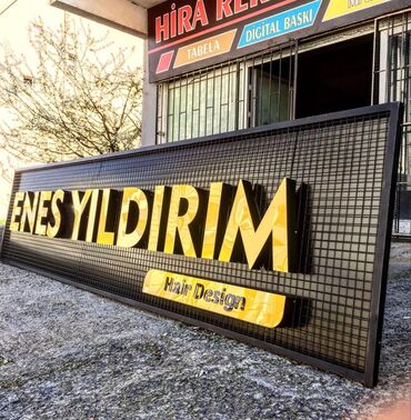 Reklam, çap: 🔹️Neon işıqlar 🔹️Qabarıq ( işıqlı,işıqsız) hərflər 🔹️Light box — 10