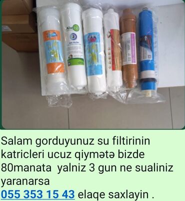 ремонт мелкой бытовой техники: Salam gorduyunuz su filtiri katricleri en ucuzu bizde