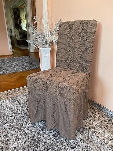forma ideale barski set: 08. Žakard navlake za stolice sa karnerima 6 komada 3599 dinara — 4