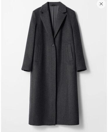 женские зимние куртки бишкек: Женское пальто классического кроя, темно‑серый цвет (с ремешком)