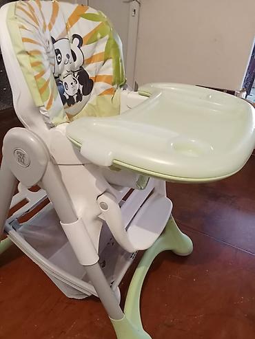 yemək masası uşaq: Prenatal uşaq yemək stulu - Brend: Prenatal - Rənglər: açıq yaşıl — 3