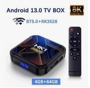 Другие ТВ и видео товары: Android 13 TV Box RK3528 Dörd nüvəli Cortex A53 Wifi5 İkili Wi-Fi