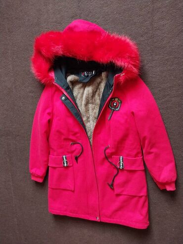 palto qadın üçün: Palto S (EU 36), rəng - Qırmızı