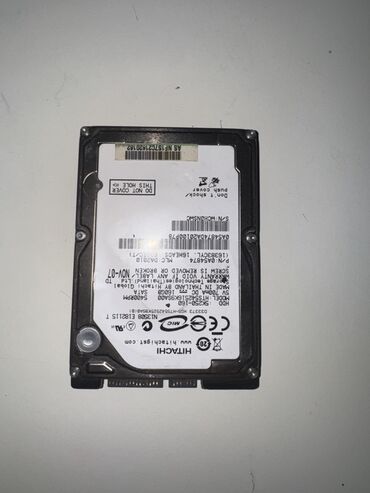 6d mark 2: Daxili Sərt disk (HDD) Hitachi, 256 GB, 5400 RPM, 2.5", İşlənmiş