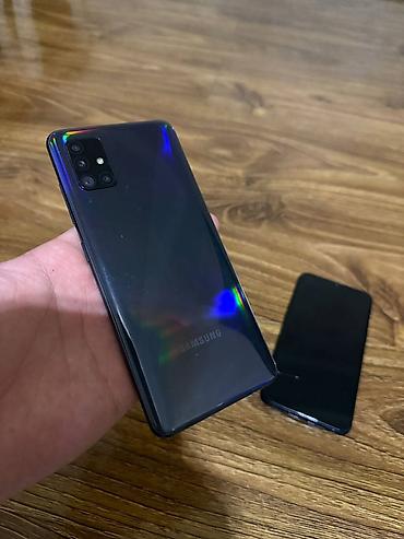 Samsung Galaxy A51, Б/у, 128 ГБ, цвет - Черный, 2 SIM