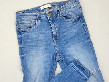 legginsy spodnie z kieszeniami damskie: Jeans, H&M, M (EU 38), condition - Good