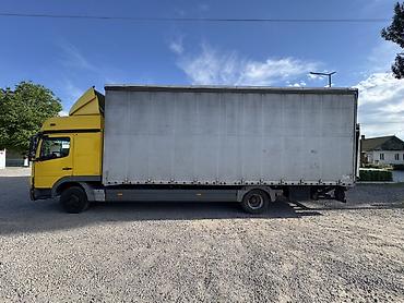 транс: Mercedes-Benz Atego 1222 (желтый кабина, серый тент) 6 ти тонник — 3