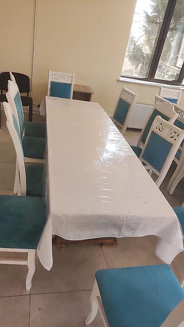 90: Restoran ve merasim evleri ucun masa 13 eded var 60/210 Qiymet 50 azn — 2