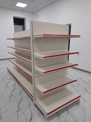 Rəf vitrinləri: Mağaza və marketlər üçün divar və ikitərəfki vitrin rəflər Vitrin — 6