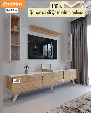 Masalar: *TV stend 180Azn 💥* ✔️Rəng seçimi var ✔️ *Şəhər daxili Çatdırılma və