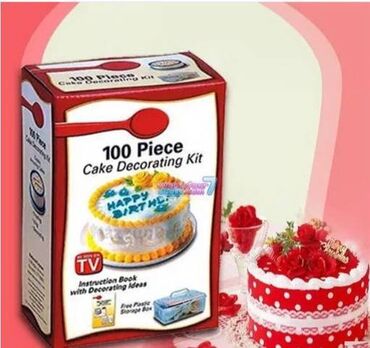 tupperware panorama set: Set od 100 delova za ukrašavanje torti i kolača Vrhunski set za