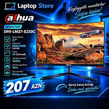 🖥️ Dahua DHI-LM27-E230C – 27" Curved Monitor 🔥 Yeni və keyfiyyətli