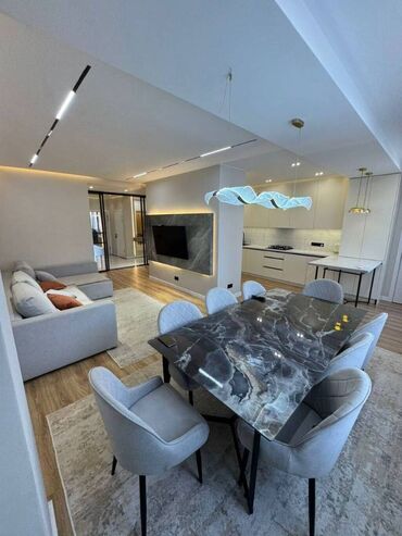 готовые квартиры от застройщика бишкек: 3 комнаты, 106 м², Элитка, 5 этаж, Дизайнерский ремонт