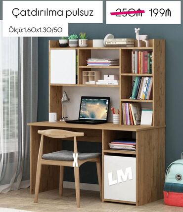 письменный стол: *Yazı masası / iş masası* _*EMDİRİMLƏ*_ Qiymət : *199₼* ➡️Məhsul yeni