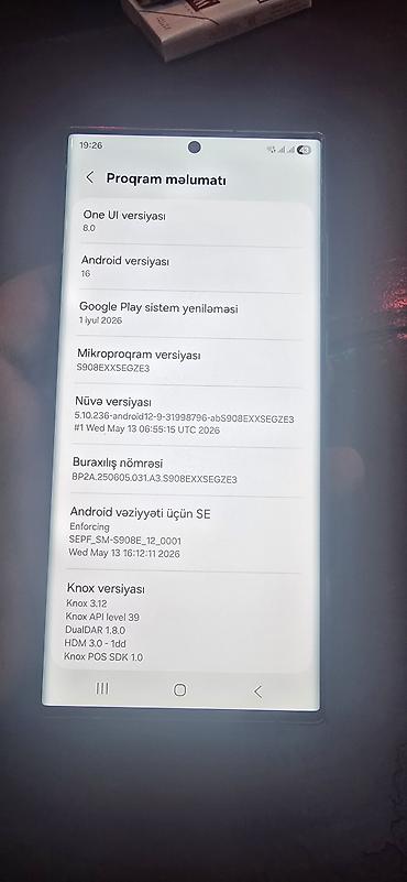 note 21 ultra: Samsung Galaxy S22 Ultra, 256 GB, rəng - Bənövşəyi, Barmaq izi — 7