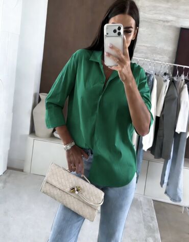 Košulje: 🔥Ženska košulja sa 3/4 rukavima - Model: klasična košulja ravnog — 4