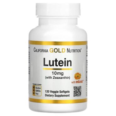 витамины для зрения: Лютеин + зеаксантин 10 мг, 120 растительных капсул, California Gold