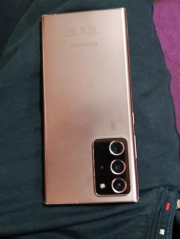 samsung galaxy not 10: Samsung Galaxy Note 20 Ultra, rəng - Qızılı, Qırıq — 1