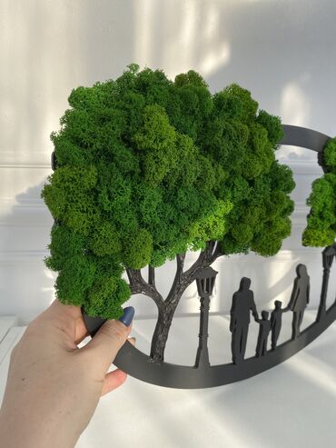 Панно: Панно «Семья» Такой фито-декор прекрасно впишется в любой интерьер — 4