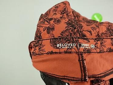 czarne cargo pull and bear: Beloved, Spodnie materiałowe damskie, rozmiar L — 5