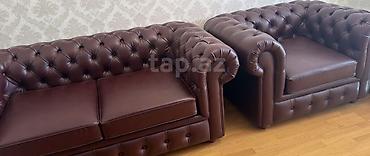 Çox oturacaqlı dəri Chesterfield dəst - Klassik Chesterfield dizaynı lalafo.az -da Çox oturacaqlı dəri Chesterfield dəst - Klassik Chesterfield dizaynı