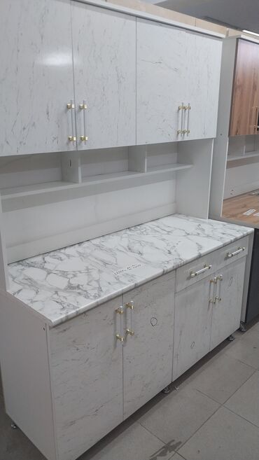 Кухонные гарнитуры: Кухонный гарнитур, Новый, цвет - Белый, Платная доставка — 6