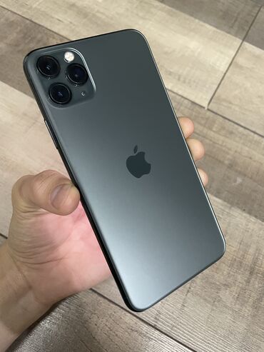 Apple iPhone: IPhone 11 Pro Max, Б/у, 64 ГБ, Alpine Green, Чехол, 75 %