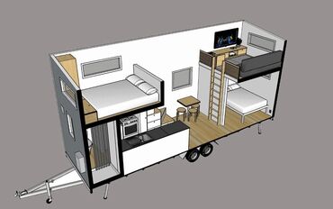 Другой транспорт: Tiny house Дом на колесах цены от 16000$ зависит от комплектации и — 13
