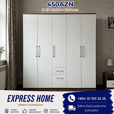 Dolablar: Yeni, 5 qapı, Siyirməli, Açılan, Düz dolab — 1