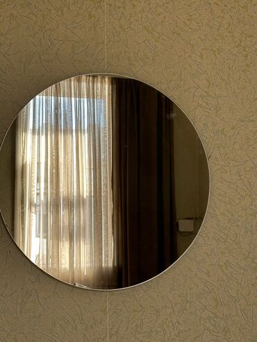 divar dekorlari: Зеркало Настенное, Круг, Обычное, С подсветкой