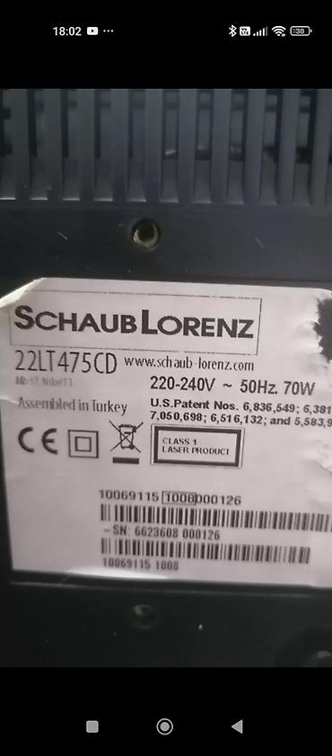 merrell ventilator: TV lcd tanki SAUBLORENC 22 inča sa daljinskim . Mirjevo — 2