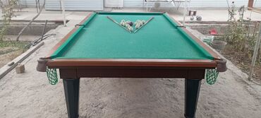 ткань для бильярдного стола: Бильярдный стол для русской пирамиды 2 штуки - Игровое поле с зеленым