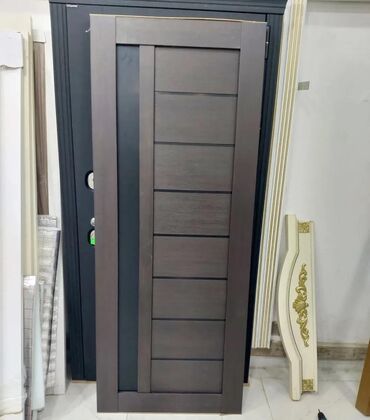 Quru inşaat materialları: Qonaq otağı üçün Yeni Otaq qapısı 90x205 sm Naliçnik ilə, Zəmanətli, Ödənişli quraşdırma, Pulsuz çatdırılma