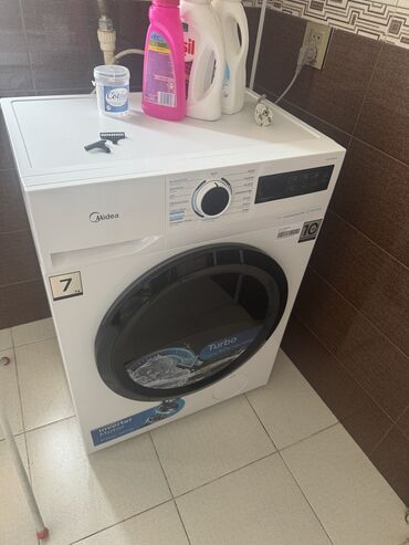 paltar quruducu: Paltaryuyan maşın Midea, 7 kq, İşlənmiş, Avtomat, Qurutma var, Rayonlara çatdırılma