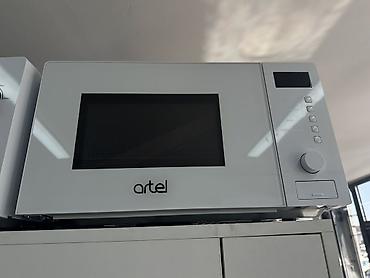 микроволновые: Микроволновая печь Artel, белая - Стильный корпус с фронтальной — 1