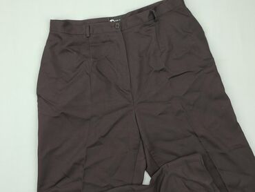 spodnie materiałowe letnie: Material trousers, XL (EU 42), condition - Very good