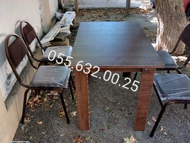 Masa və oturacaq dəstləri: Mətbəx üçün, Yeni, Açılmayan, Künc masa, 9 stul — 17