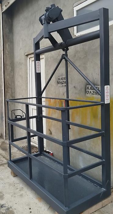 yuk maşınlar: Sənaye tipli qaldırıcı səbət (manlift/kran səbəti) Sahəsi Eni 70sm — 1