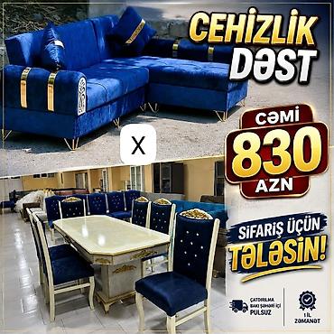 Cehizlik dəst – salon və yemək otağı üçün uyğun kombinasiya. Tərkib