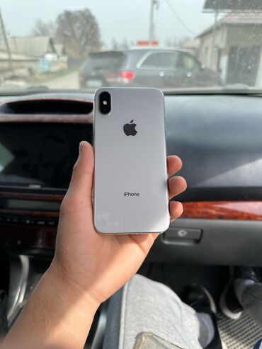 iphone 13 бишкек цена: IPhone X, Колдонулган, 256 ГБ, Ак, Заряддоочу түзүлүш, 79 %