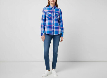 abercrombie fitch bluza z futerkiem: H&M Divided, Сорочка жіноча, розмір S