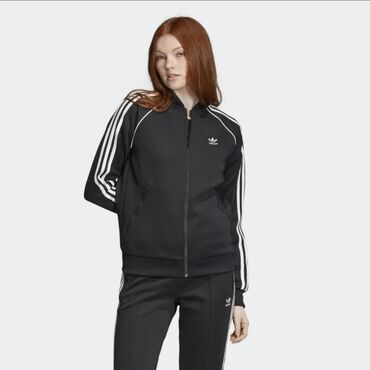 чёрный: Олимпийка, Adidas, XL (EU 42)