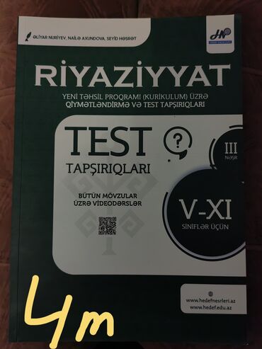 Riyaziyyat hədəf qayda test kitabları. təzədir