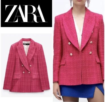 qadin pencekleri: Пиджак, Zara, Твид, XS
