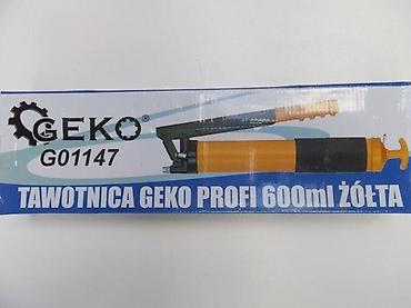 Ostali ručni alati: Ručna presa za mast GEKO G01147 – Profi 600 ml (žuta) - Profesionalna — 3
