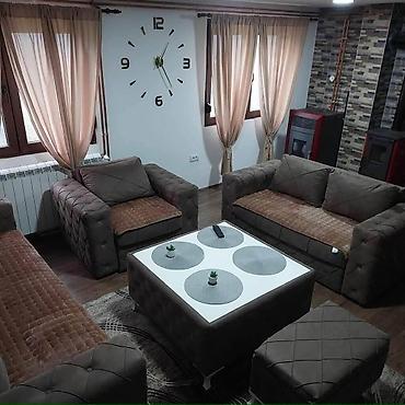 Prekrivači za nameštaj: Flekeri dezen kocka Plišani ne klizajući 200x70 150x70 70x70 Cena seta — 6