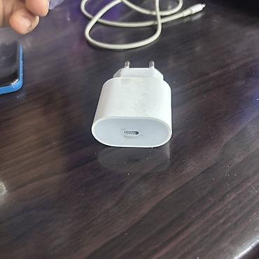 iphone adapter şunuru: Simsiz şarj cihazı Apple, 20 Vt, İşlənmiş — 2