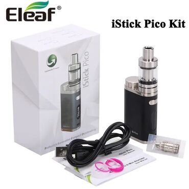 yağ vape: Elektron qəlyan təzə👍🏻 i̇stick picco 75w- 75 azn yox 65 azn + 10 ml