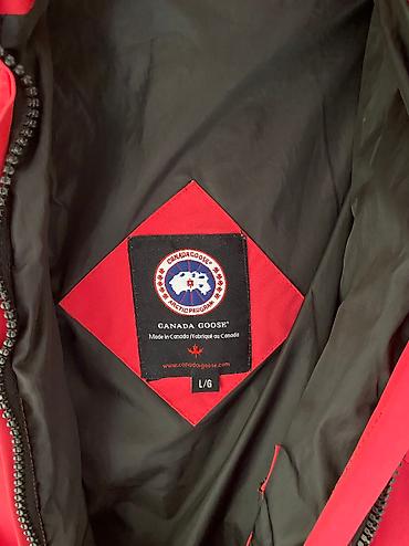 белый пуховик: Зимняя куртка-пуховик Canada Goose размер L — 4