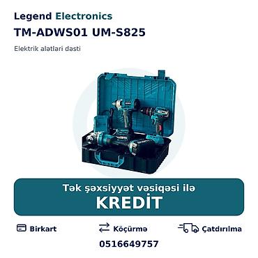 tikis masinlari təmiri: Elan başlığı: Elektrik alətlər dəsti TM-ADWS01 UM-S825 Elektrik — 1